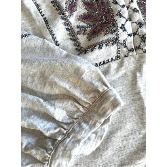 J. Jill Feminine Floral Embroidered Blouse Size 2X Plus 3/4 Sleeves boxy - Picture 6 of 10